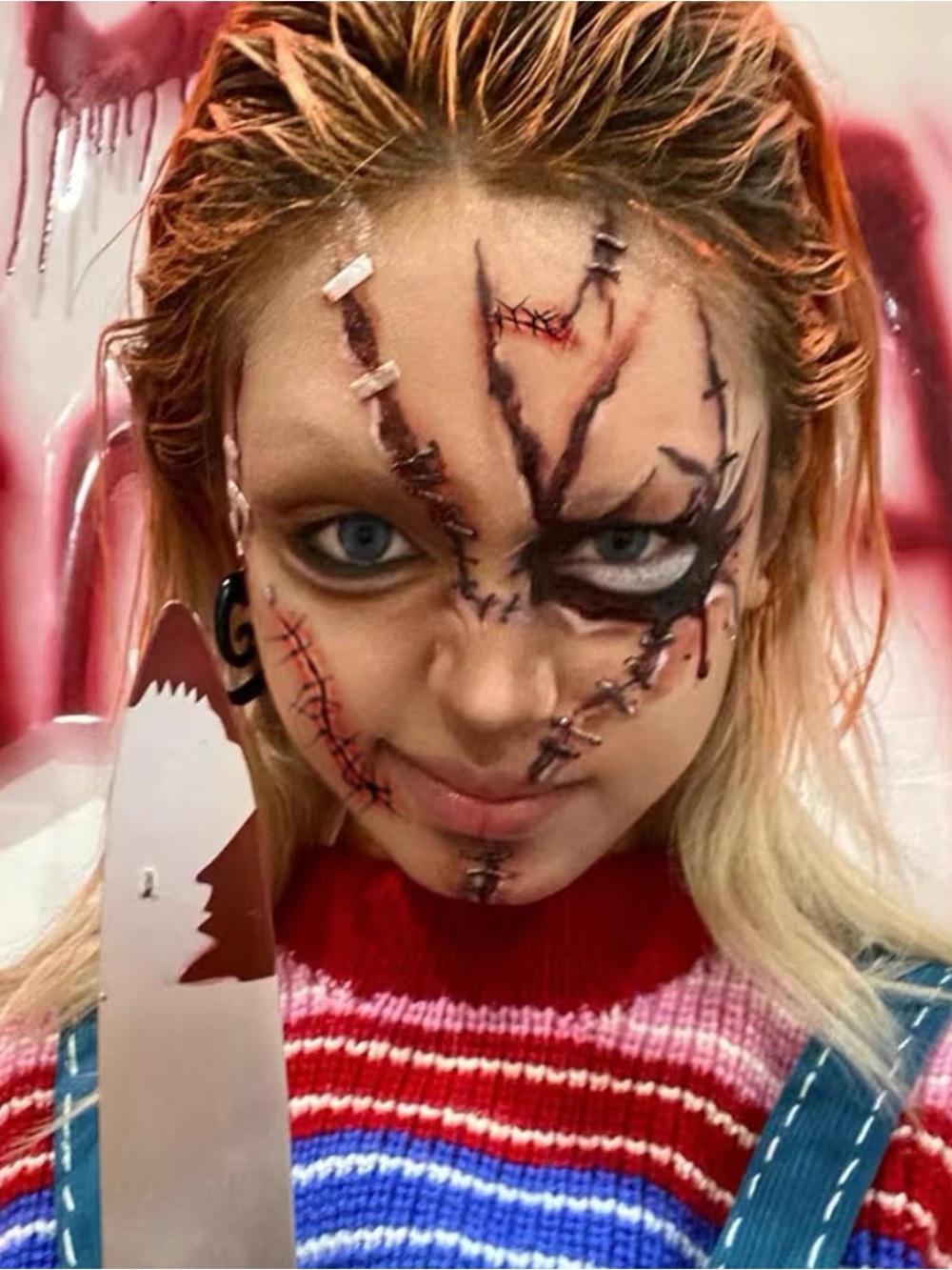 $3 Add-on | Halloween Fake Stitches Temporary Tattoos